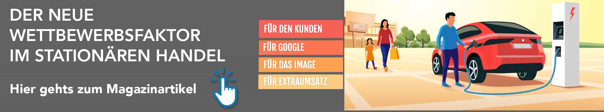 Banner Wettbewerbsfaktor stationärer Handel - Magazinartikel