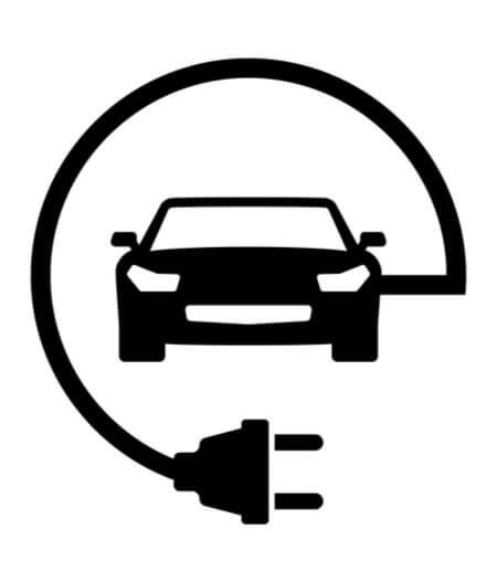 Icon-E-Mobilität-Auto