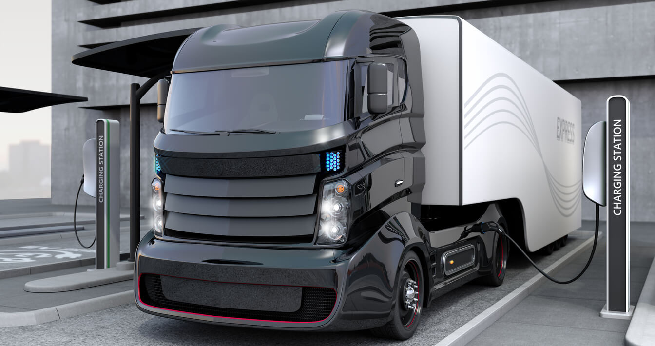 E-Mobilität Ladestation Lkw
